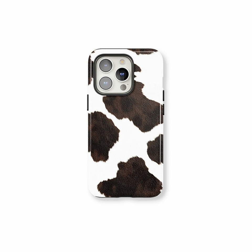 image 1 of Cow Hide Phone Case | Brown | Galaxy S24 Plus
Slim | Galaxy S24 Plus
Slim