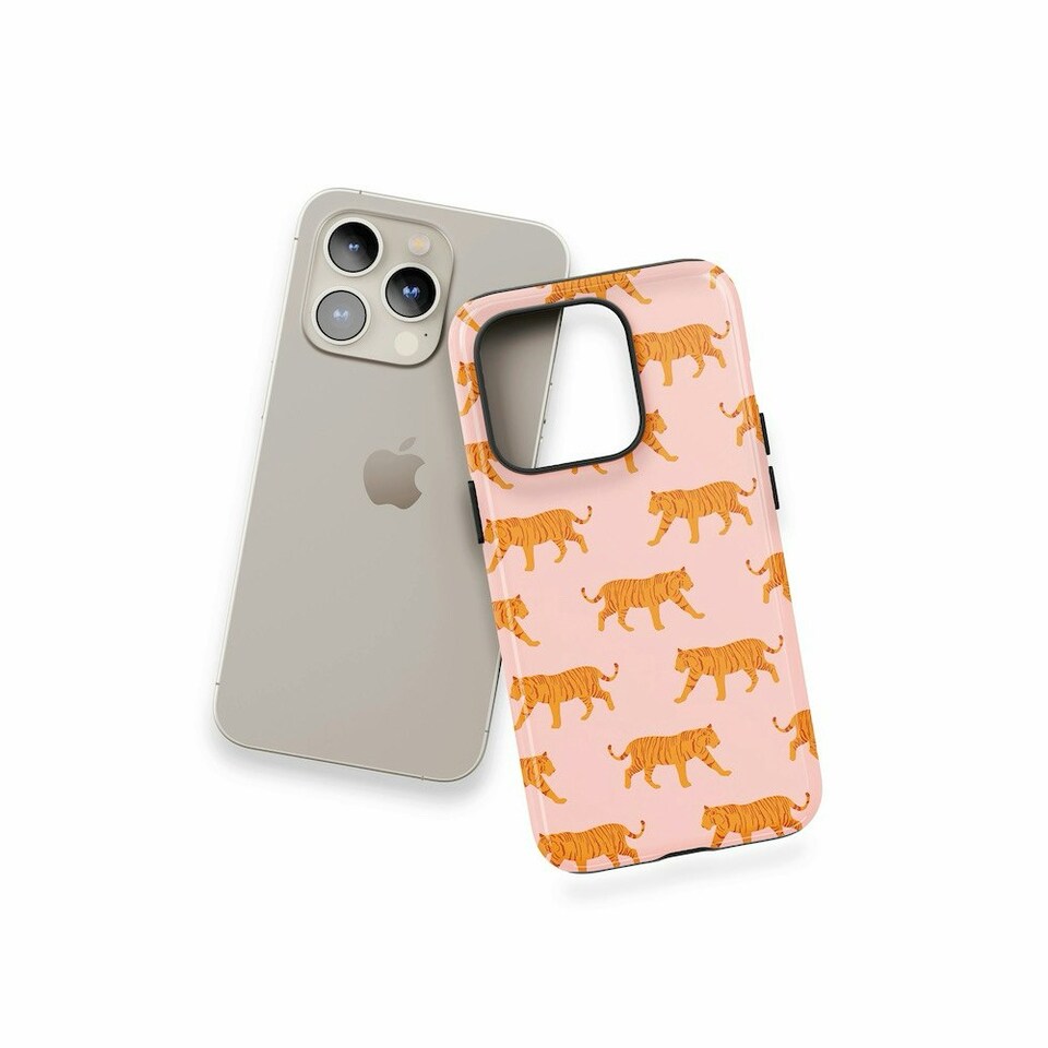image 1 of Tigers Phone Case | Pink | Galaxy S24 Ultra
Slim | Galaxy S24 Ultra
Slim
