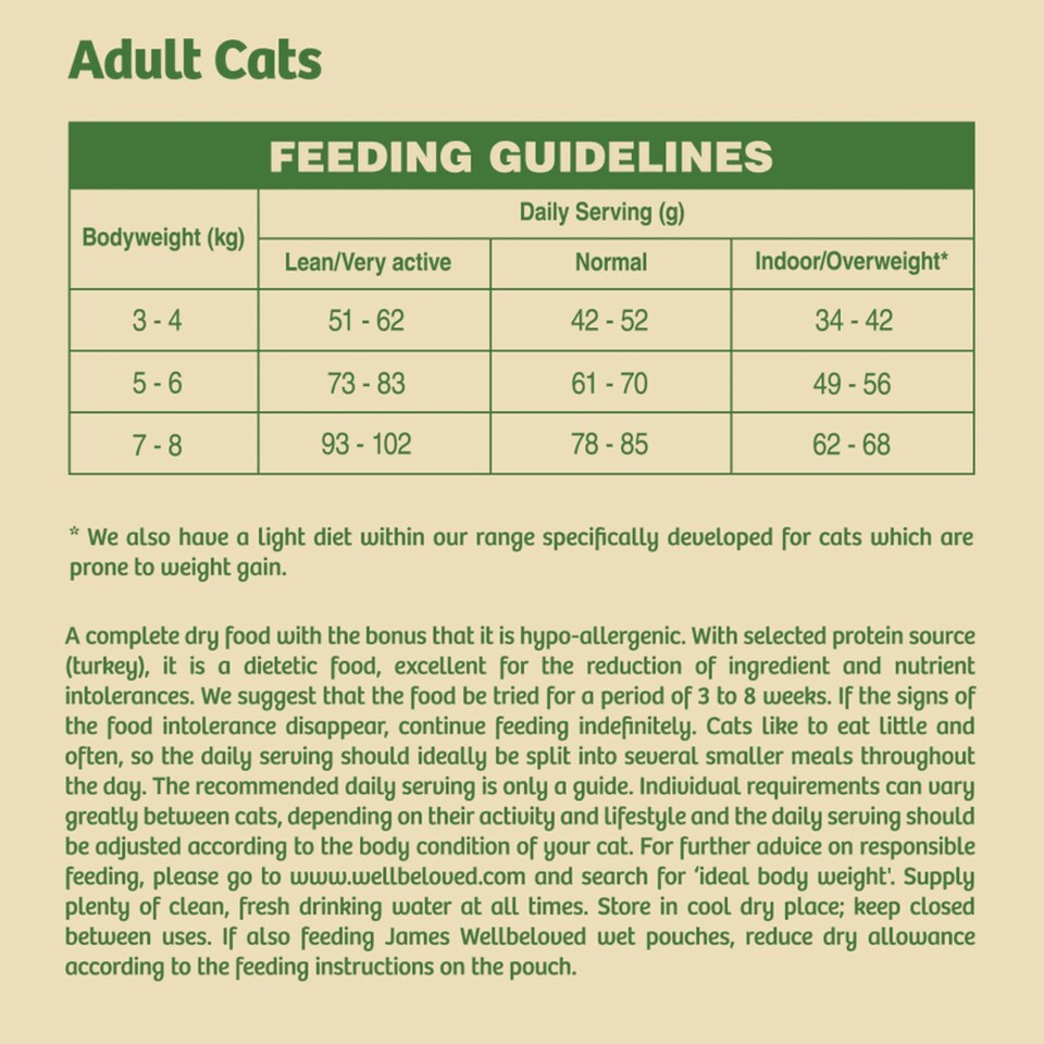 image 1 of James Wellbeloved Turkey/Rice Cat Oral Care 4KG