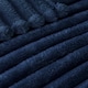 image 4 of Ribbed Jacquard Fleece Bed Blanket Throw 150x200cm
