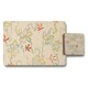 image 1 of Set of 12 Placemats and Coasters with Designer Artwork and Wood Bottom