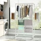 image 3 of COSTWAY H-shaped Clothes Drying Rack Hanging Dryer Stand