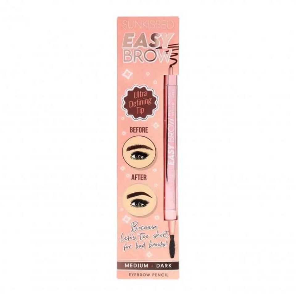 image 1 of Sunkissed Easy Brow Eyebrow Pencil 0.1g - Medium/Dark