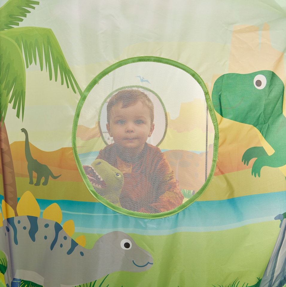 image 1 of Kids Dinosaur Play Tent and Play Mat Set