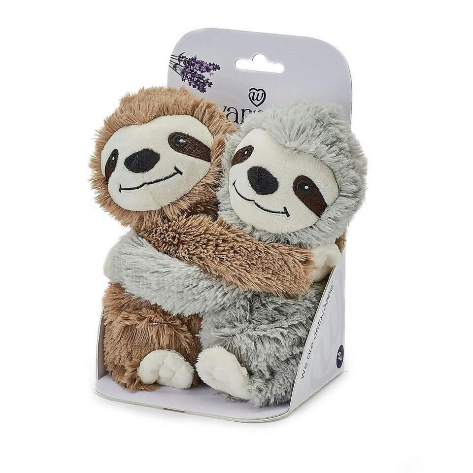 image 1 of Warmies Warm Hugs Sloths Microwavable Soft Toy