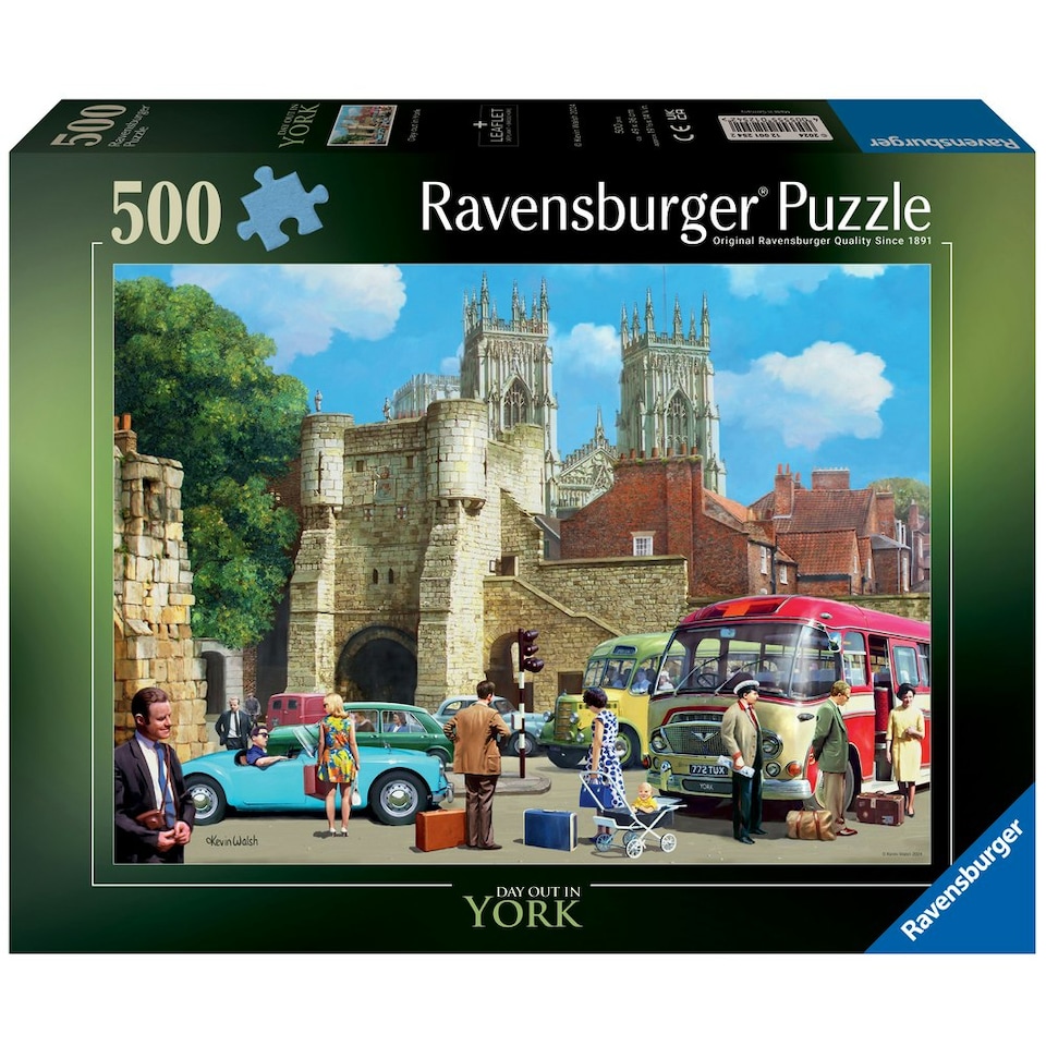 image 1 of Ravensburger Day Out in York Jigsaw Puzzle  500 Piece