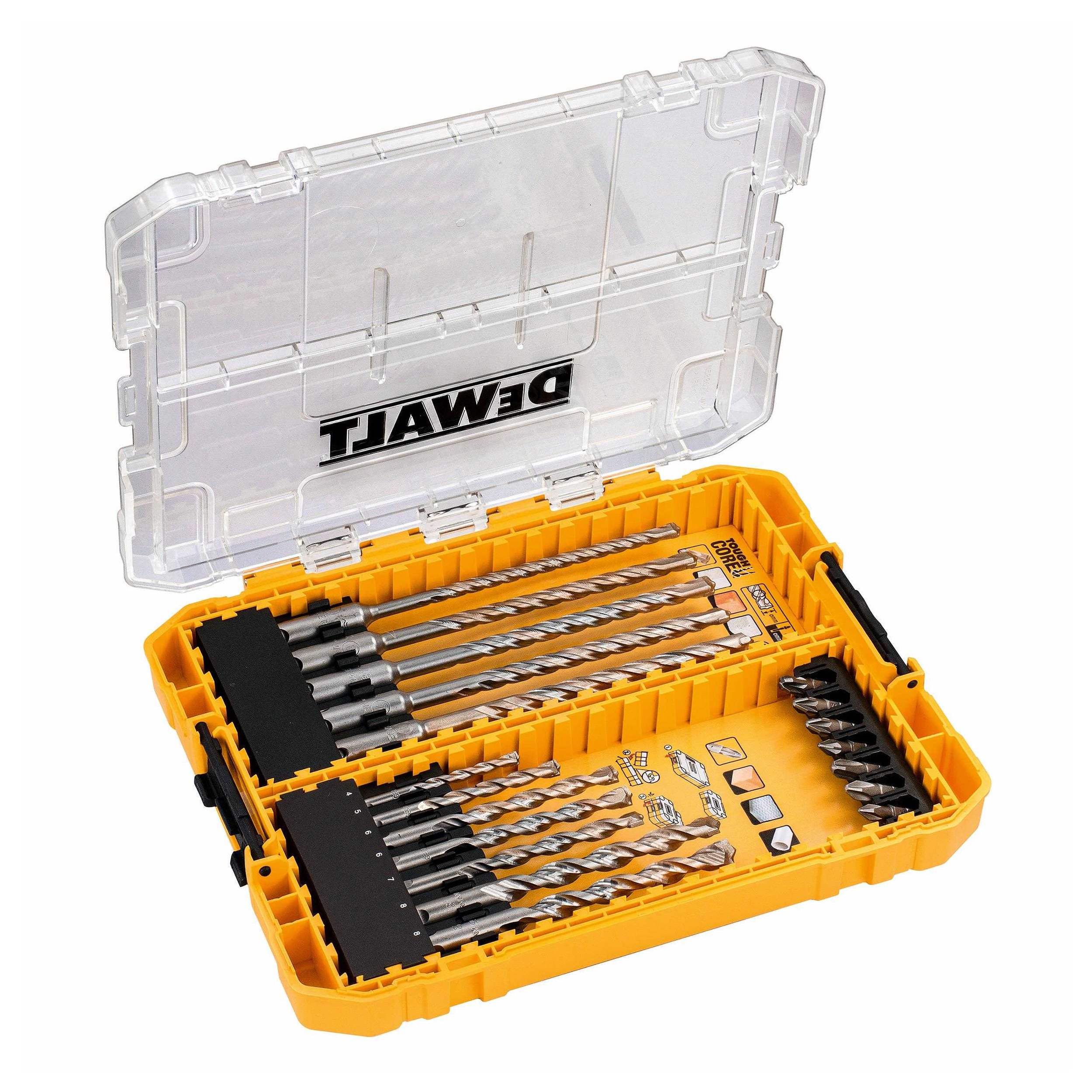 Dewalt Masonry Drill Bit Set (Pack of 19) Yellow Yellow One Size 1