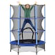 image 9 of HOMCOM 4.6FT Kids Trampoline with Safety Enclosure for Ages 3-10 Years Blue