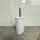 image 2 of Showerdrape Fortuna Steel Toilet Brush and Holder White