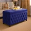 Sapphire Blue Plush Velvet