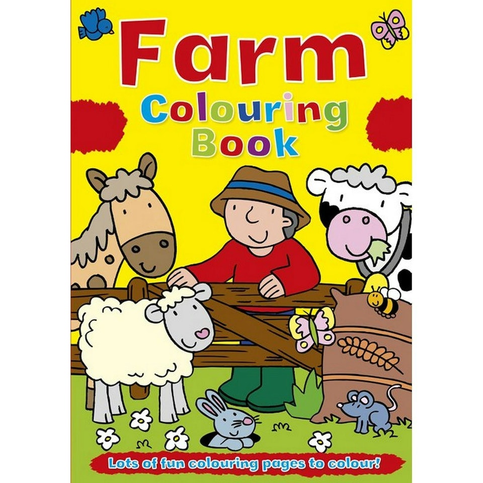 Spot on Gifts Farm Colouring Book - Multicoloured - One Size