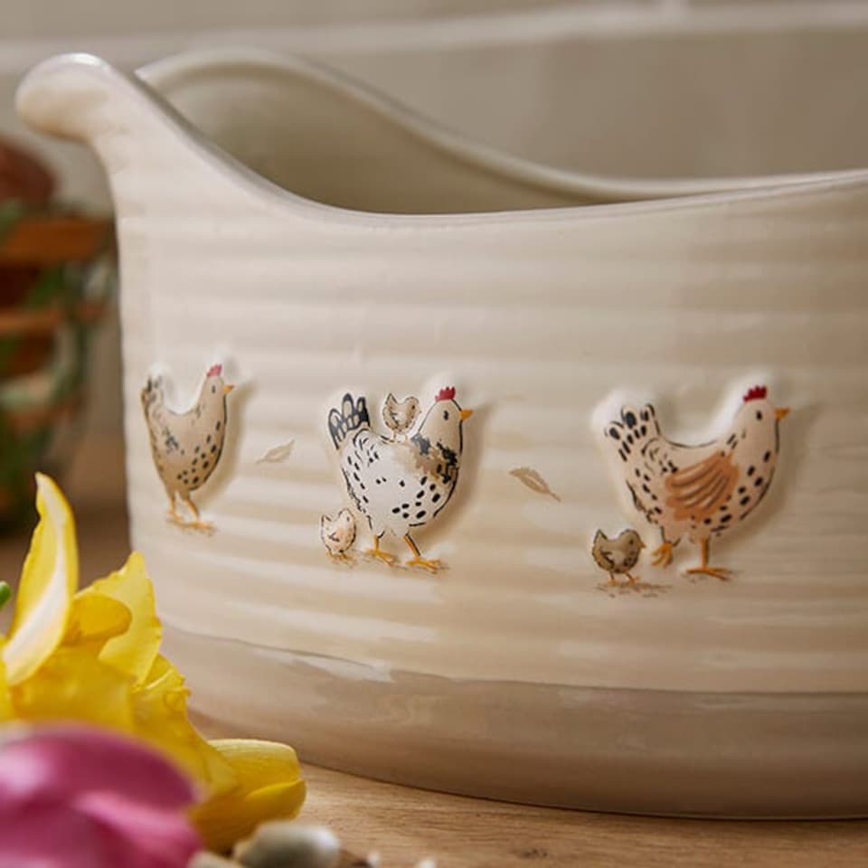 image 1 of Cooksmart Hen House Lane Gravy Boat
