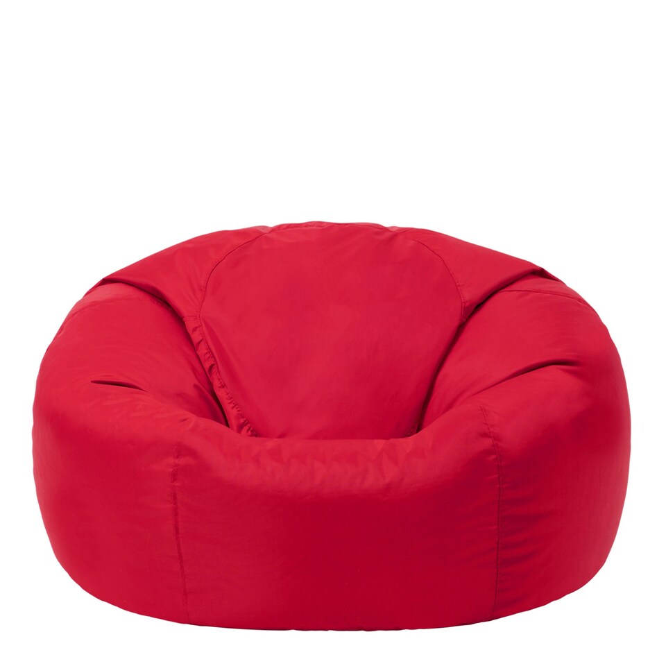 image 1 of icon Classic Indoor Outdoor Bean Bag Red Bean Bag Chair Red