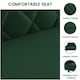 image 4 of Yaheetech Upholstered Couch w/ Adjustable Backrest Green