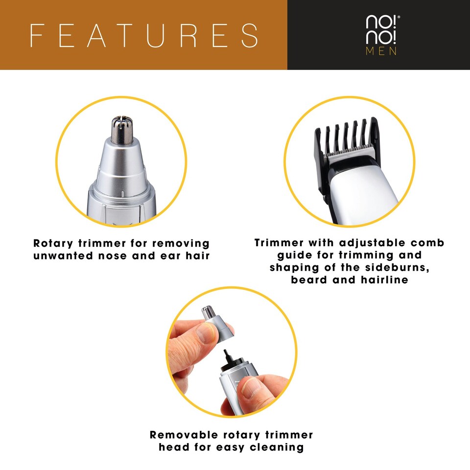 image 1 of No!No! Men's Trimmer and Grooming Kit