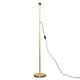 image 3 of ValueLights Modern Standard Floor Lamp Base In Gold Effect Metal Finish | Gold