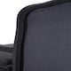 image 2 of Interiors By Premier Modern Grey Velvet Chair And Footstool, Comfortable Chair And Footstool Set, Velvet Upholstered Chair