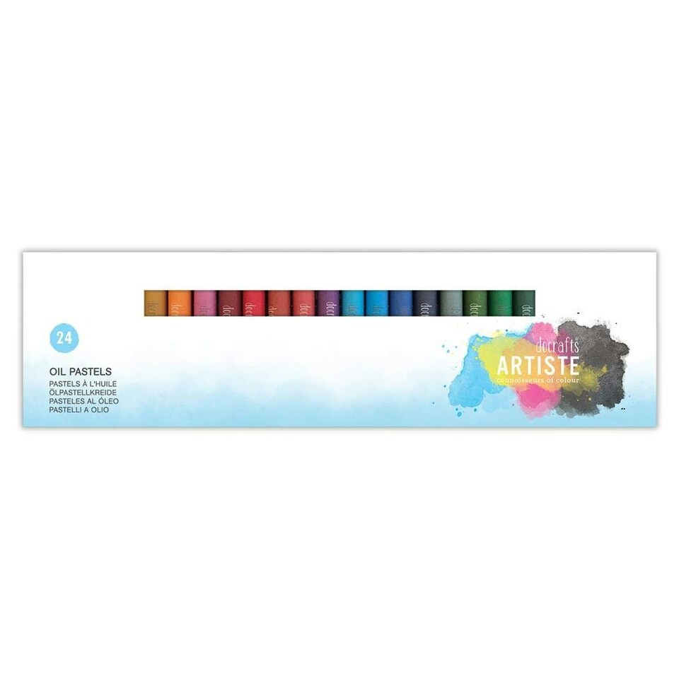 Regular Oil Pastels Pack 24 - Docraft N/A