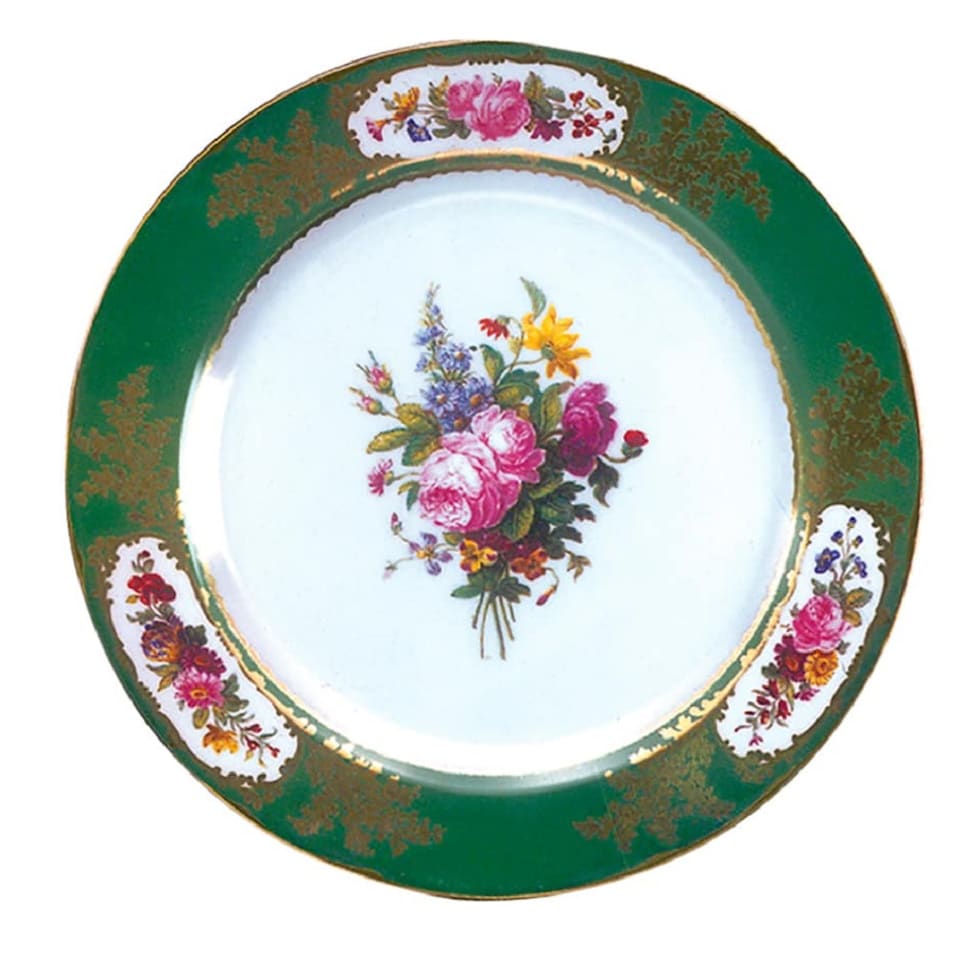 Dinner Plate 1 x 26cm Sevres Green Dinner Plate Tin | Green