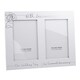 image 2 of Beautiful Double Picture Frame for 60th Wedding Anniversary - Silver Foil Text Silver | One Size