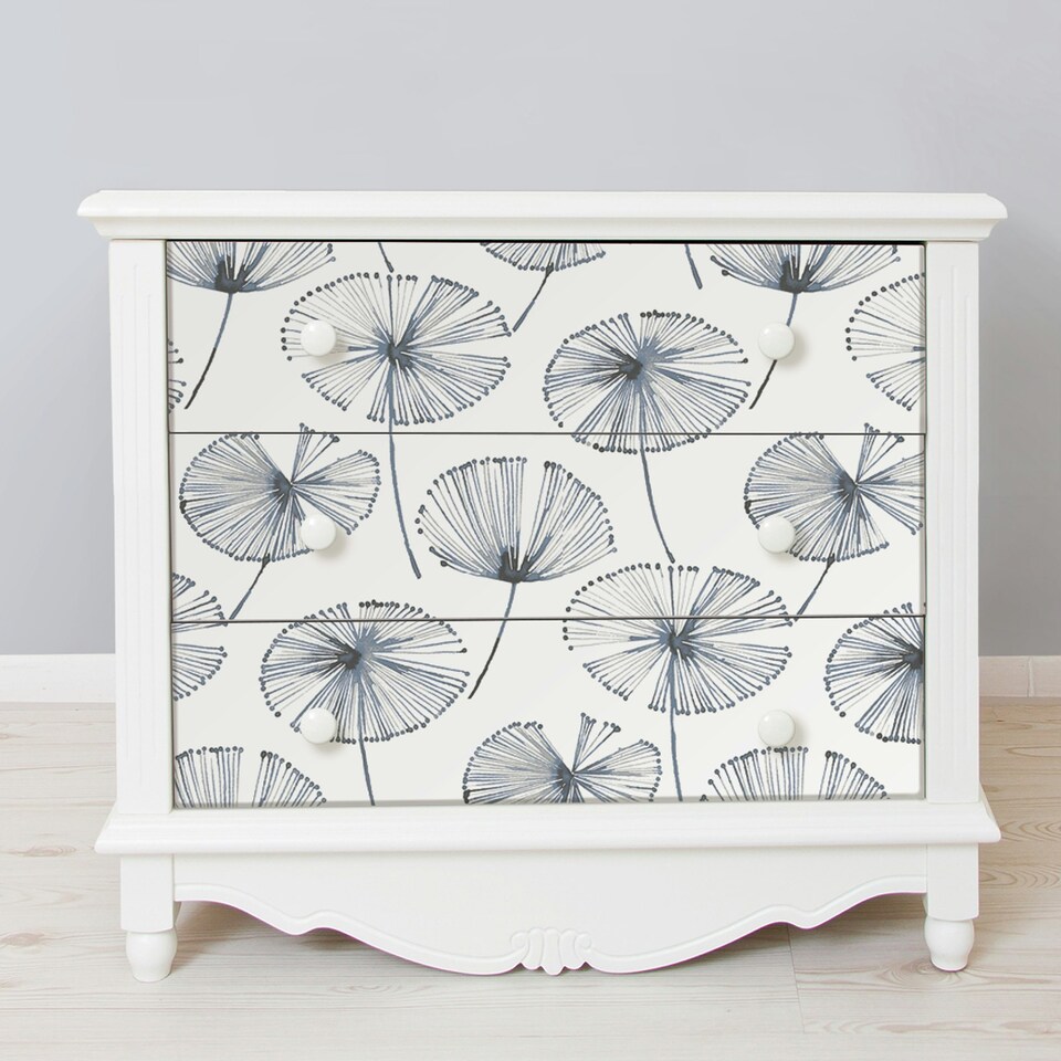 image 1 of NuWallpaper NU2683 Aya Peel & Stick Wallpaper, White Multi