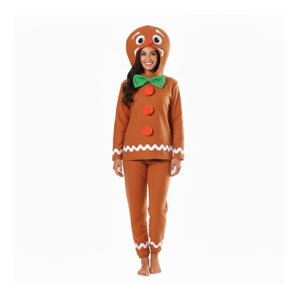 image 1 of Ginger Bread Man Costume | Brown | S