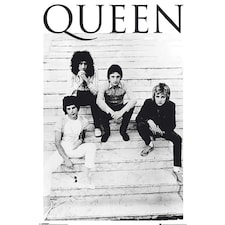 Queen Brazil 81 Poster - Black/White - One Size