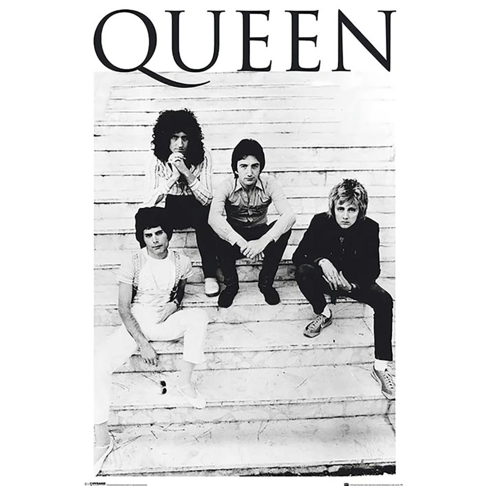 Queen Brazil 81 Poster - Black/White - One Size