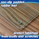image 4 of Harbour Housewares Rectangle Glass Chopping Board - 50cm x 40cm - Hague Blue - Cutting Board Worktop Saver Worksurface Protector Glass Chopping Board Blue
