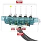 image 2 of SPARES2GO 5 Button Control Selector Switch for Terzismo Cooker Hood Extractor Fan Vent + Connector Cable