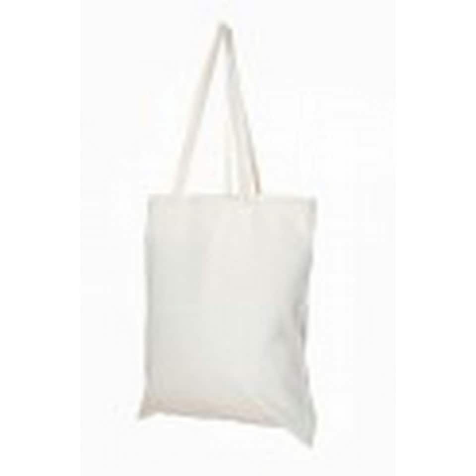 United Bag Store Cotton Long Handle Tote Bag - Natural - One Size (UTUB127)