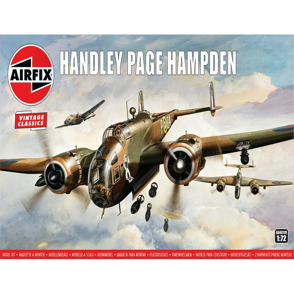 Airfix Vintage Classics British Handley Page Hampden (1:72 Scale)