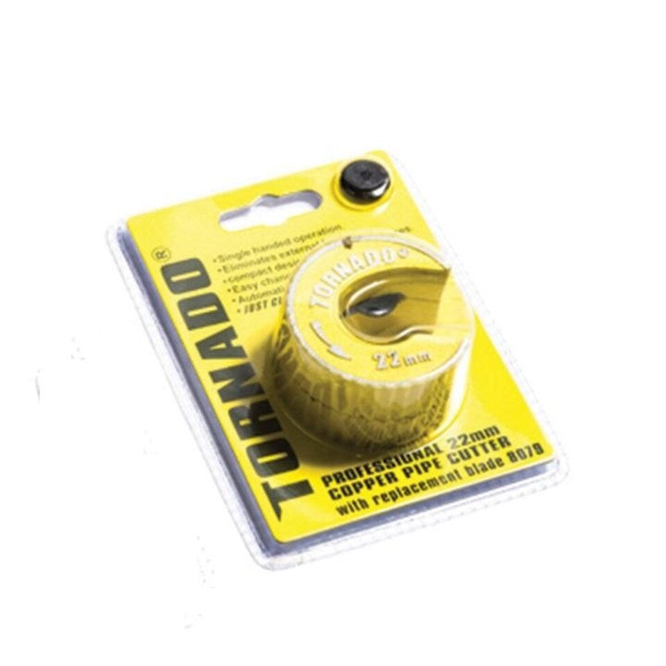 Tornado Professional Copper Pipe Cutter 22mm - One Colour - One Size