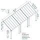 image 3 of Patio Cover Sierra 3 x 9.15 Clear - Polycarbonate - L924 x W299 x H305 cm - White White