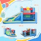 image 5 of AIYAPLAY Inflatable Bouncy Castle with 550W Blower, 385 x 290 x 180 cm
