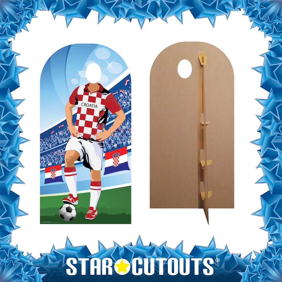 image 1 of Croatia Football Stand-In Cardboard Cutout 190cm