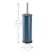 image 3 of Harbour Housewares Round Toilet Brush - Matt Blue | Blue | Matte Blue