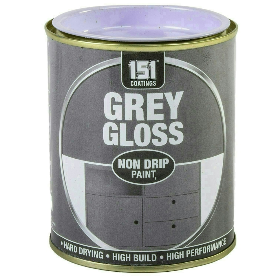 image 1 of 151 Non Drip All Colours Paint Tin Exterior Interior Hard Drying 300ml Grey