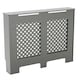 image 8 of Vida Designs Oxford Radiator Cover Painted MDF Cabinet, Grey, 111cm