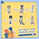 image 3 of PawHut Wooden Dog Kennel, Dog House w/ Removable Floor or Large Dogs 