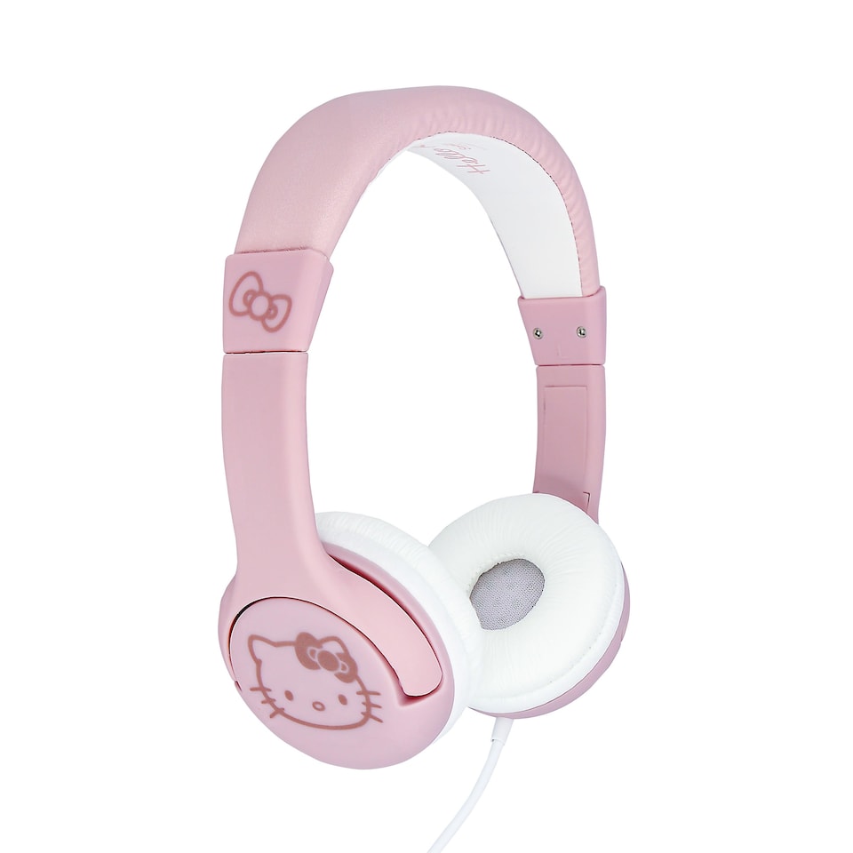 Hello Kitty Rose Gold Children's Headphones | Pink