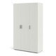 image 3 of Pepe Wardrobe with 3 Doors in White Woodgrain