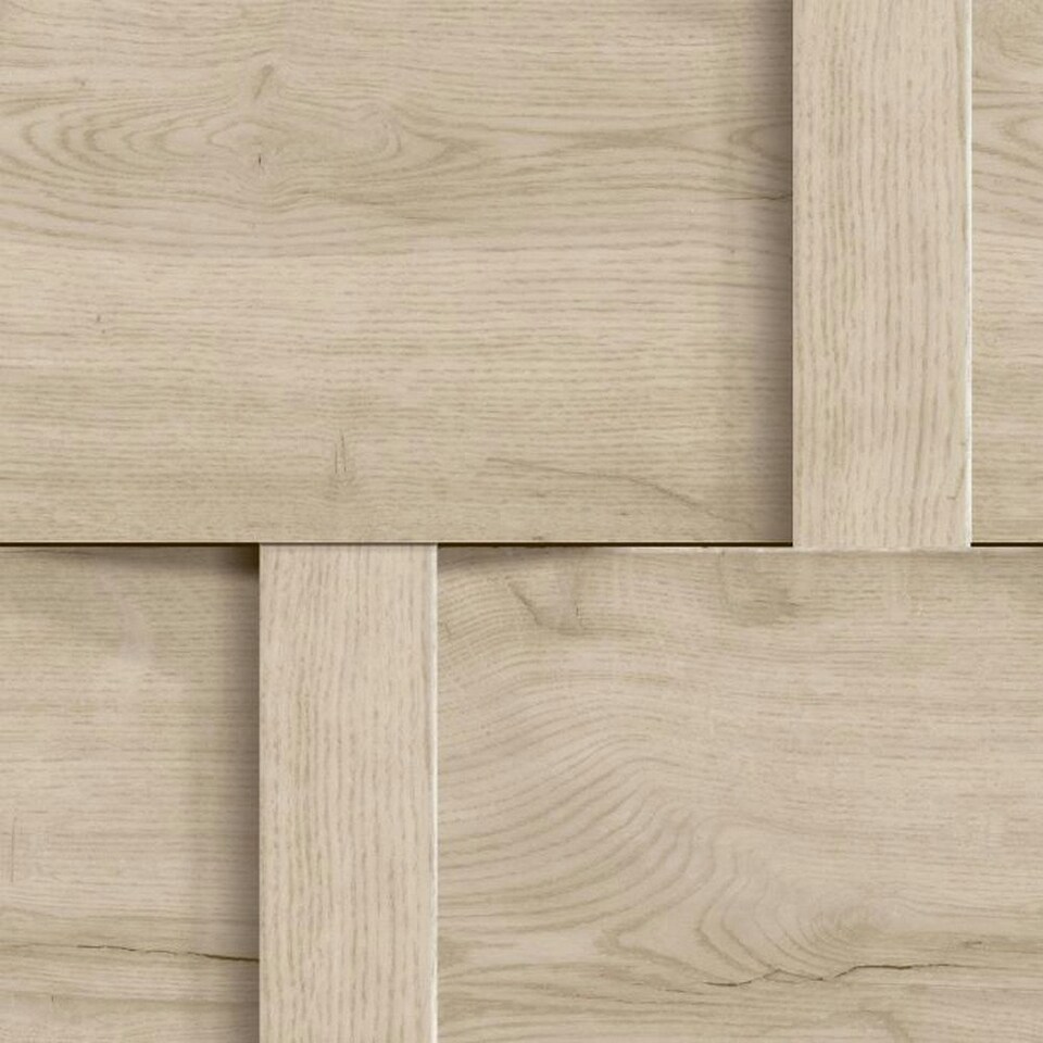 image 1 of Debona Harrow Weave Wood Panel Wallpaper - Beige - 32.1ft x 21in Brown