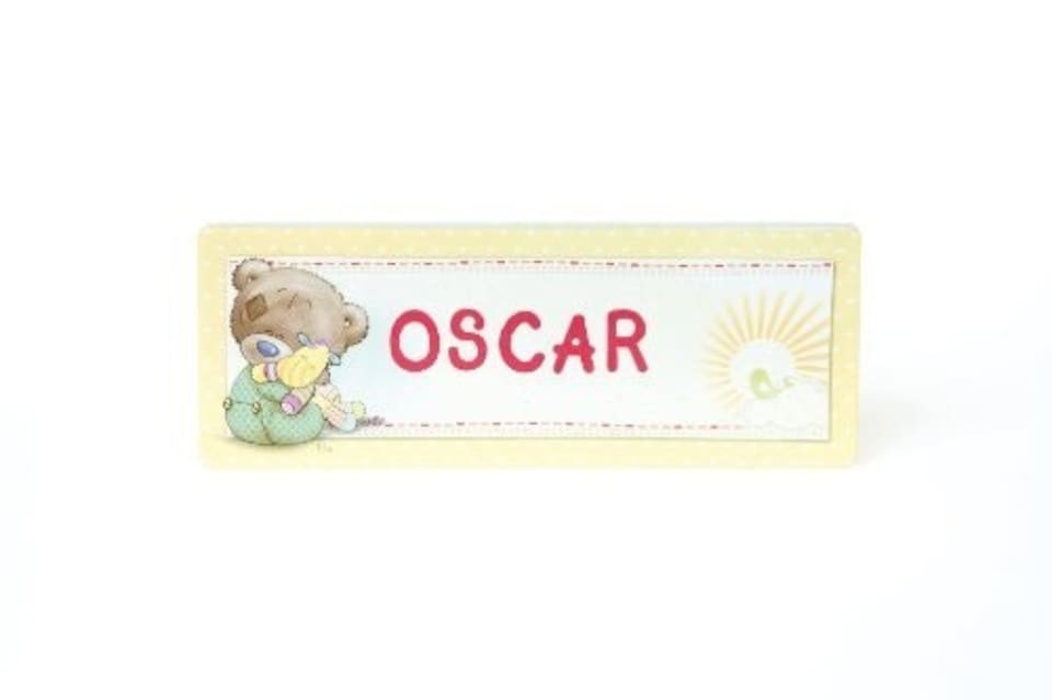 image 1 of Tiny Tatty Teddy Me to You Bear Personalised Door Plaque