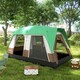 image 10 of Outsunny Camping Tent with 3000mm Waterproof Rainfly & Screen Panels, Green