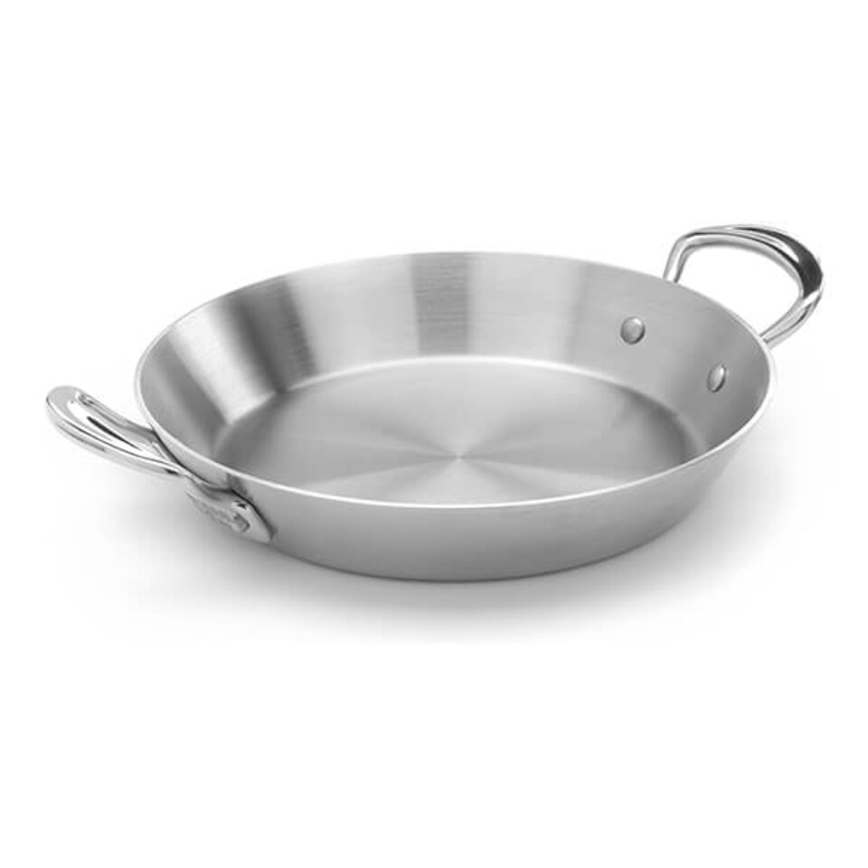 image 1 of Samuel Groves Classic Stainless Steel Triply 26cm Paella Pan