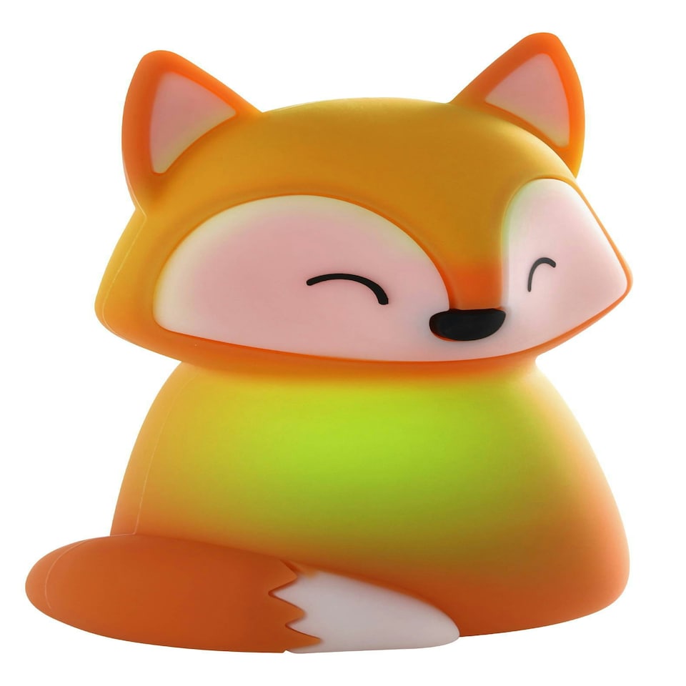 image 1 of EGLO Castellino Fox Night Light Table Lamp for Kids