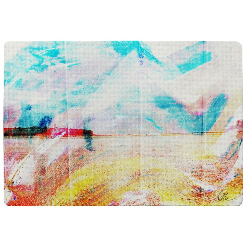 image 1 of beach view cliffs (Rug) Multi | Medium: 80x150cm