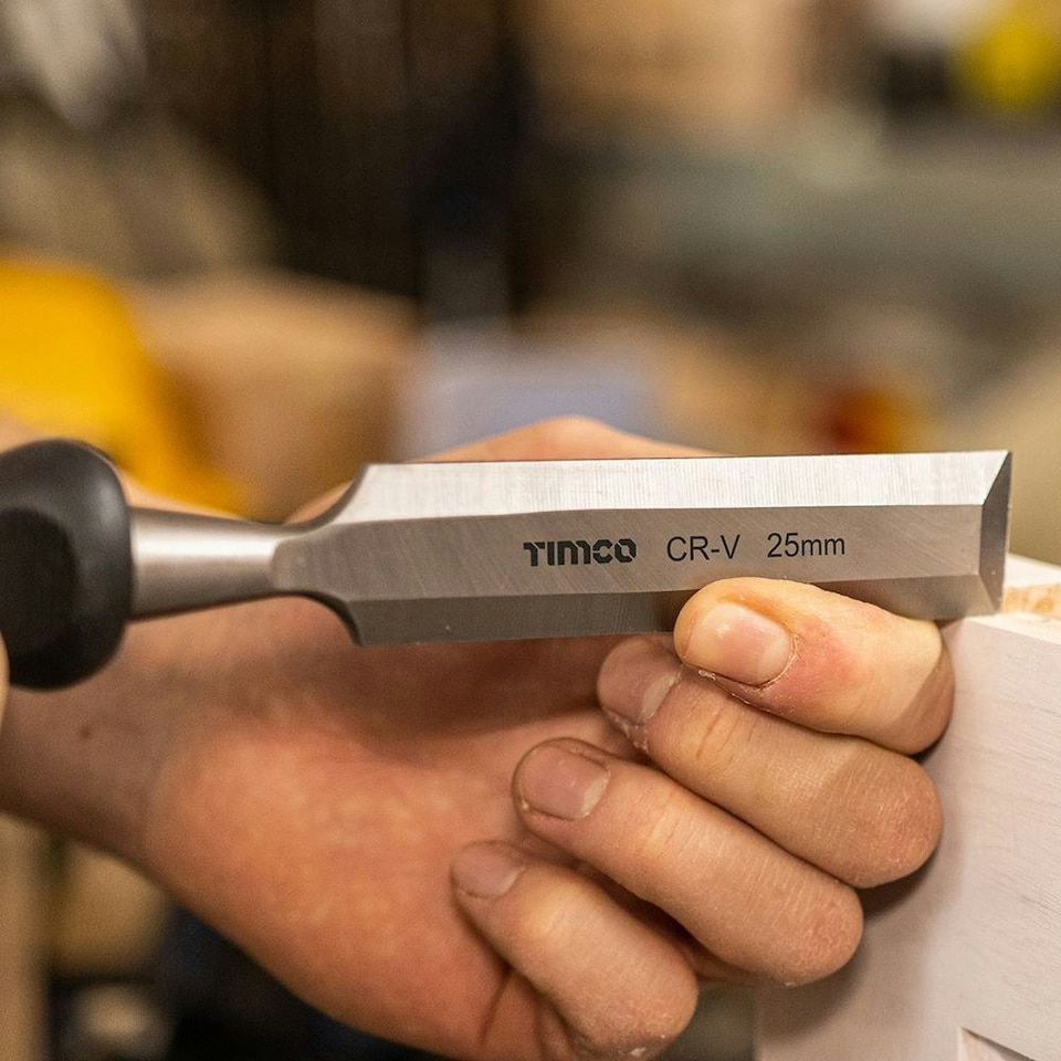 image 1 of Timco - Bevel Edge Wood Chisel (Size 25mm - 1 Each)