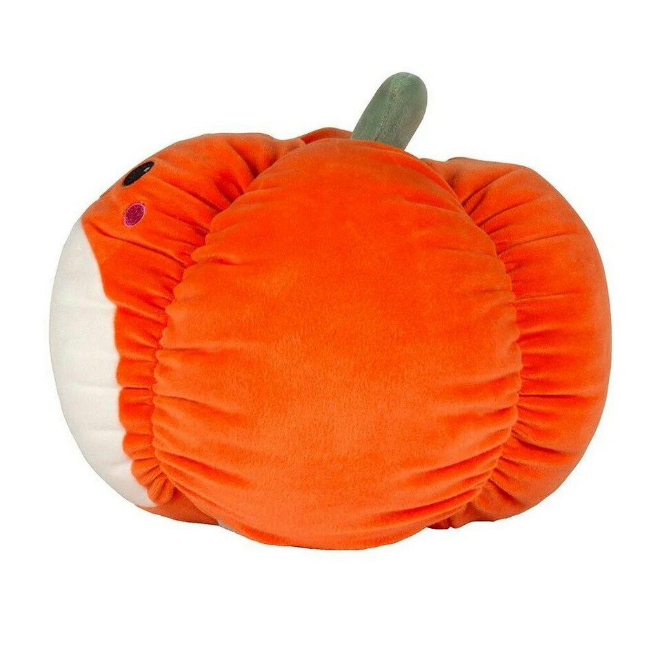 image 1 of Mumbles Squidgys Pumpkin Character Plush Toy - Orange - 29cm